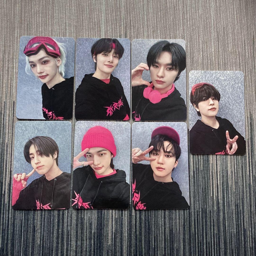 

[USED] StrayKids Raku-STAR 1st week participants only Sanok trading cards 7 pieces