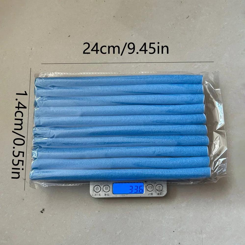 10pcs Universal Perm Curling Bar Hair Curling Stick Colorful Sponge Curling Iron Pearl Cotton Eva Curling Iron