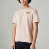 Timberland Letter Sports Crew Neck Short Sleeve T-Shirt Men Tops Light-Pink A62PD-662