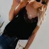 Womens Fashion Lace Sexy Vest Fashion Camisole Sleeveless T-Shirt