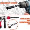 12pcs Drill Bit Socket Adapter Socket Adapter Set 1 4 3 8