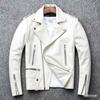 New Spring and Autumn Locomotive Men's PU Leather Jacket Regular Slim-fit Large Size Men's Leather Jacket European Station