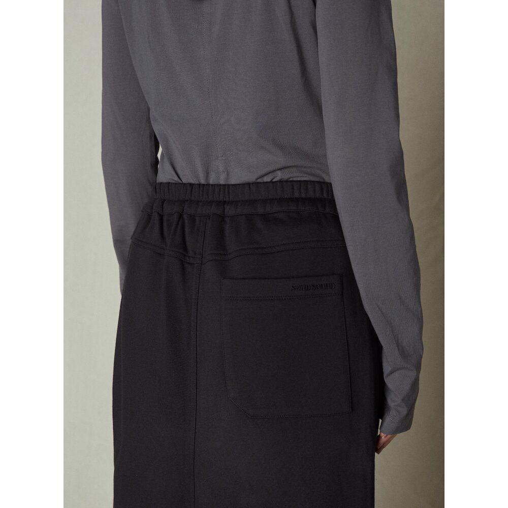 Saendeusaundeu (Women) Sweat Long Skirt Navy