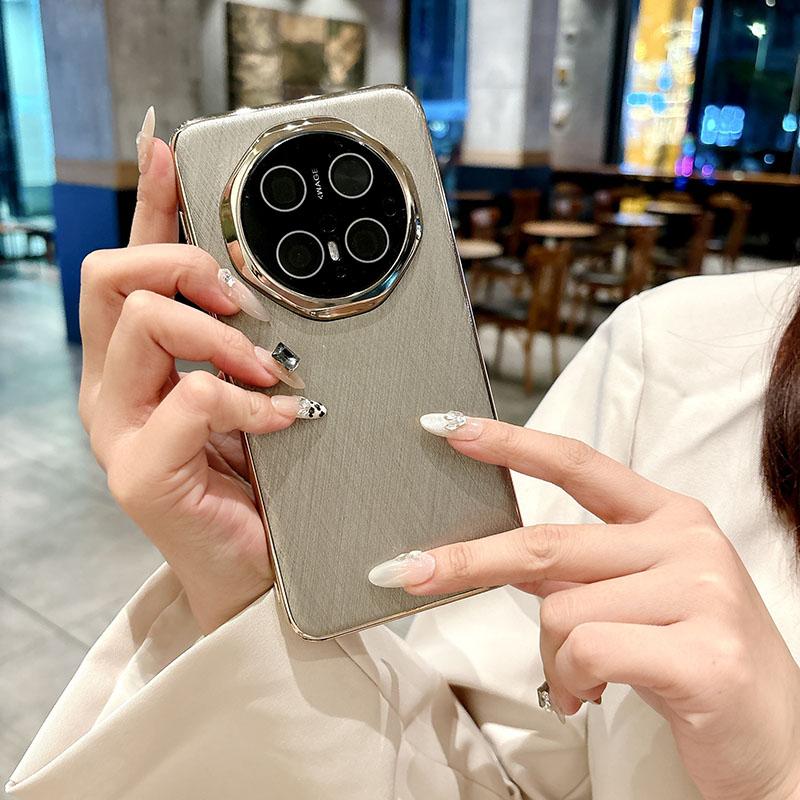 Für Huawei Mate 70 70 Pro 70 ProPlus 70RS Kameraobjektiv Vollpackung Texturiert Sturzsicher Anti-Fingerabdruck Handyhülle
