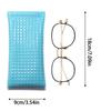 Leder Sonnenbrillenetui zum Zusammendrücken Tragbar Feder-Aufbewahrung Brillenetui Halter PU-Leder Sonnenbrillen Brillen Tasche Leseetui