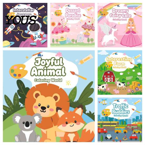 Easy Trace Line Drawings Children's Coloring Book, with Cute Animal Theme, Thick Paper Sketchbook, Kids Fun Pictures for Toddlers Drawing And Painting