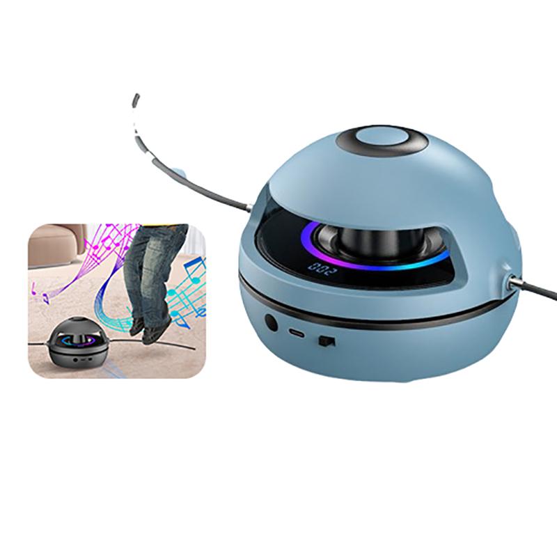 Smart Jump Rope Machine, Electric Music Jump Rope, Smart Counting Rope, 1-10 Speed Levels, Bluetooth Remote Control синий