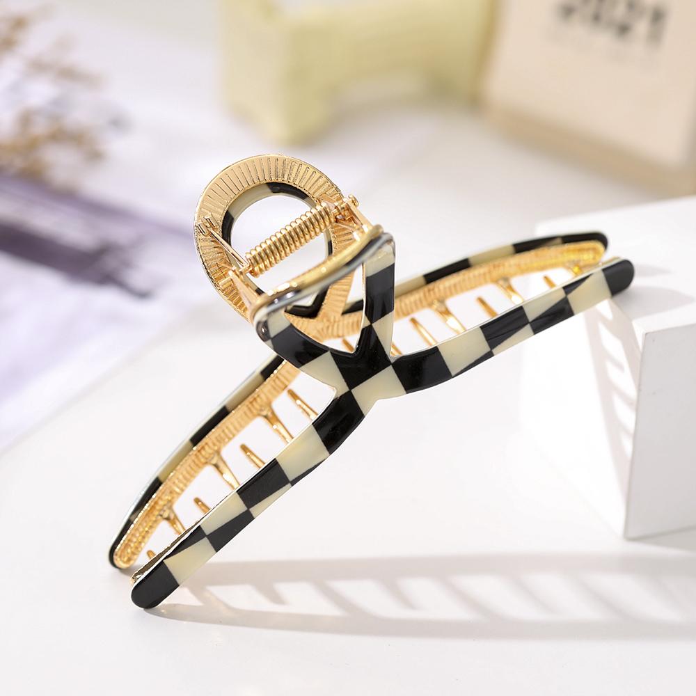 2023 Black and White Decorative Headdress Student Hairpin Temperament Women's Fashion Hairpin