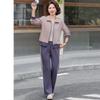 2025 Autumn Sportswear Set for Middle-Aged Women: Stylish Two-Piece Outfit for Moms