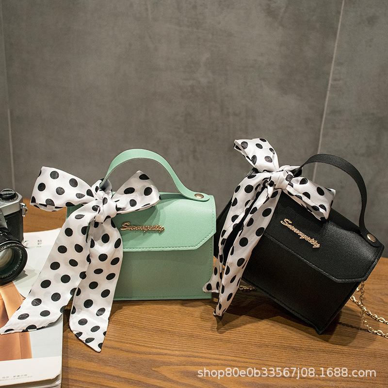 Silk Scarf Handbag Women Handbags2025 Small Bag Women Wholesale Korean Version Women Messenger Bag