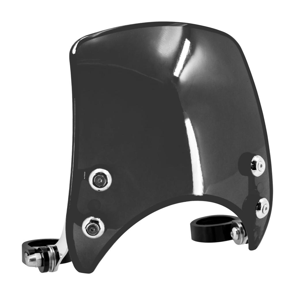 HDBUBALUS Harley-Davidson Windshield 39mm Motorcycle Windscreen Wind Deflector Screen Cowl ABS Plastic for Harley Sportster 883 1200XL XL883L XLH883 X