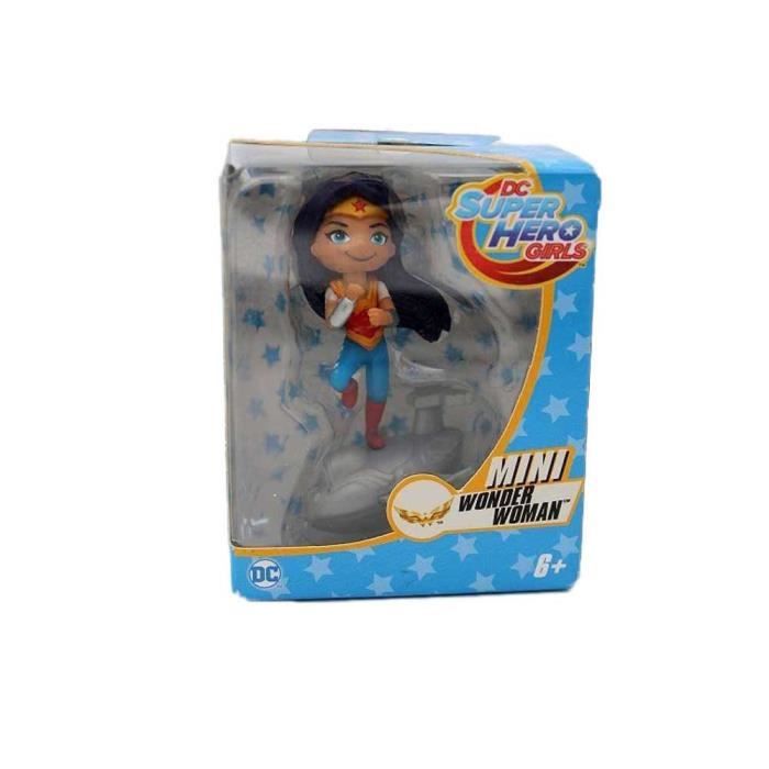 Figurine - DC COMICS - Wonder Woman Super Hero Girls - 9 cm - Pour enfants à partir de 3 mois - Intérieur