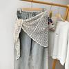 Korean INS Handmade Knitted Triangle Scarf & Versatile Headscarf Shawl