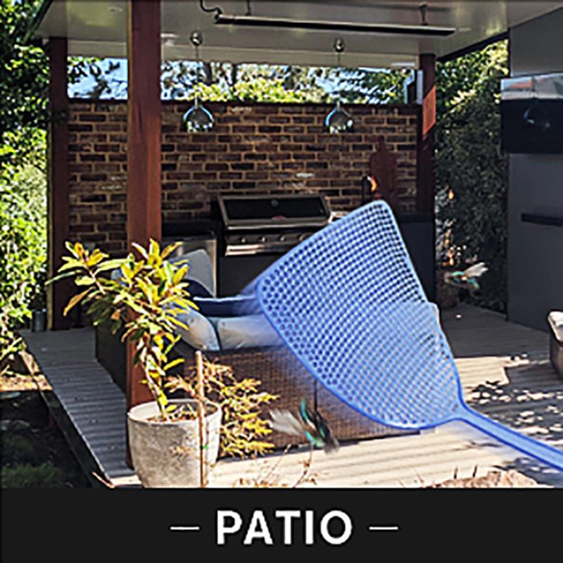 Long Handle Plastic Fly Swatter Mosquito Killer - Manual Pest Control Insect Repellent for Home Garden Kitchen