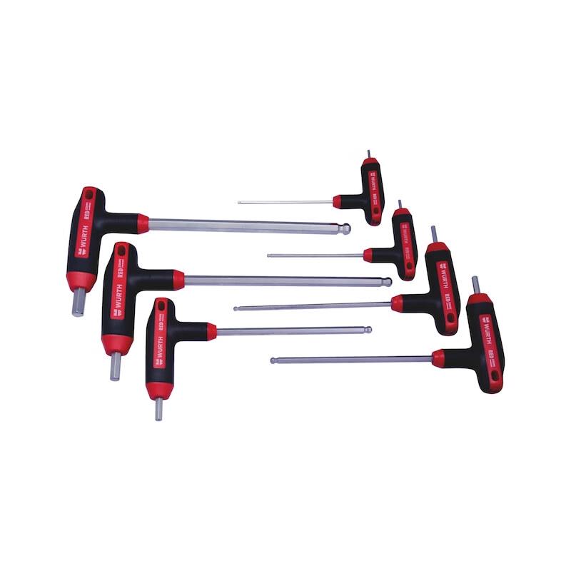 Wurth T-Handle Ball End Hex Key Set