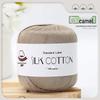 Spring/Summer No. 6 Lace DIY Knitting Silk Cotton Yarn - Skin-Friendly, Non-Pilling, Medium-Fine Crochet Pure Cotton