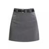 Suit-Style Skirt for Women, Popular Spring and Autumn Style, High-Waisted, Slim-Fit, Fashionable A-Line Skirt, Flattering and Hip-Hugging Short Skirt