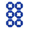 1/4/6Pcs Thickened 4-in-1 Multi-Size Deck Spacer Tool Plastic Reusable Floor Seam Width Tool Multi-function Deck Spacers