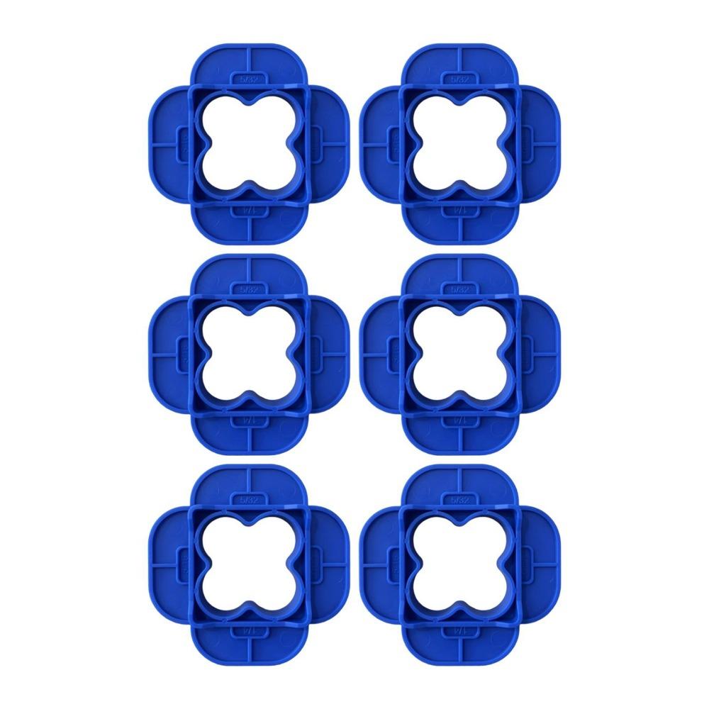 1/4/6Pcs Thickened 4-in-1 Multi-Size Deck Spacer Tool Plastic Reusable Floor Seam Width Tool Multi-function Deck Spacers