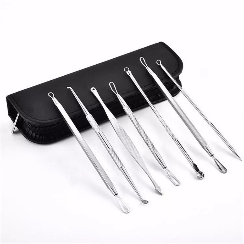Black Spots Needles Blackhead Remover Tool Silver Comedone Extractor Beauty Treatment