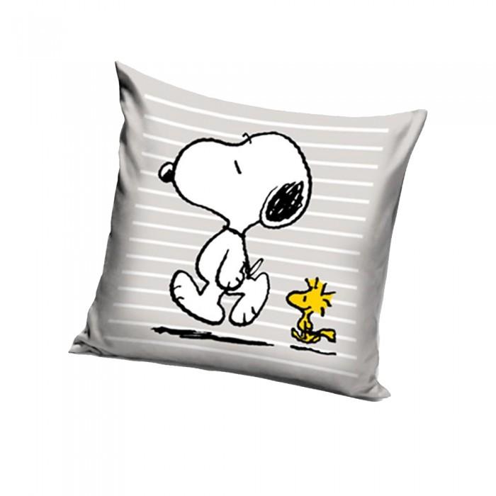 Peanuts Cuscino imbottito Snoopy e Woodstock grigio