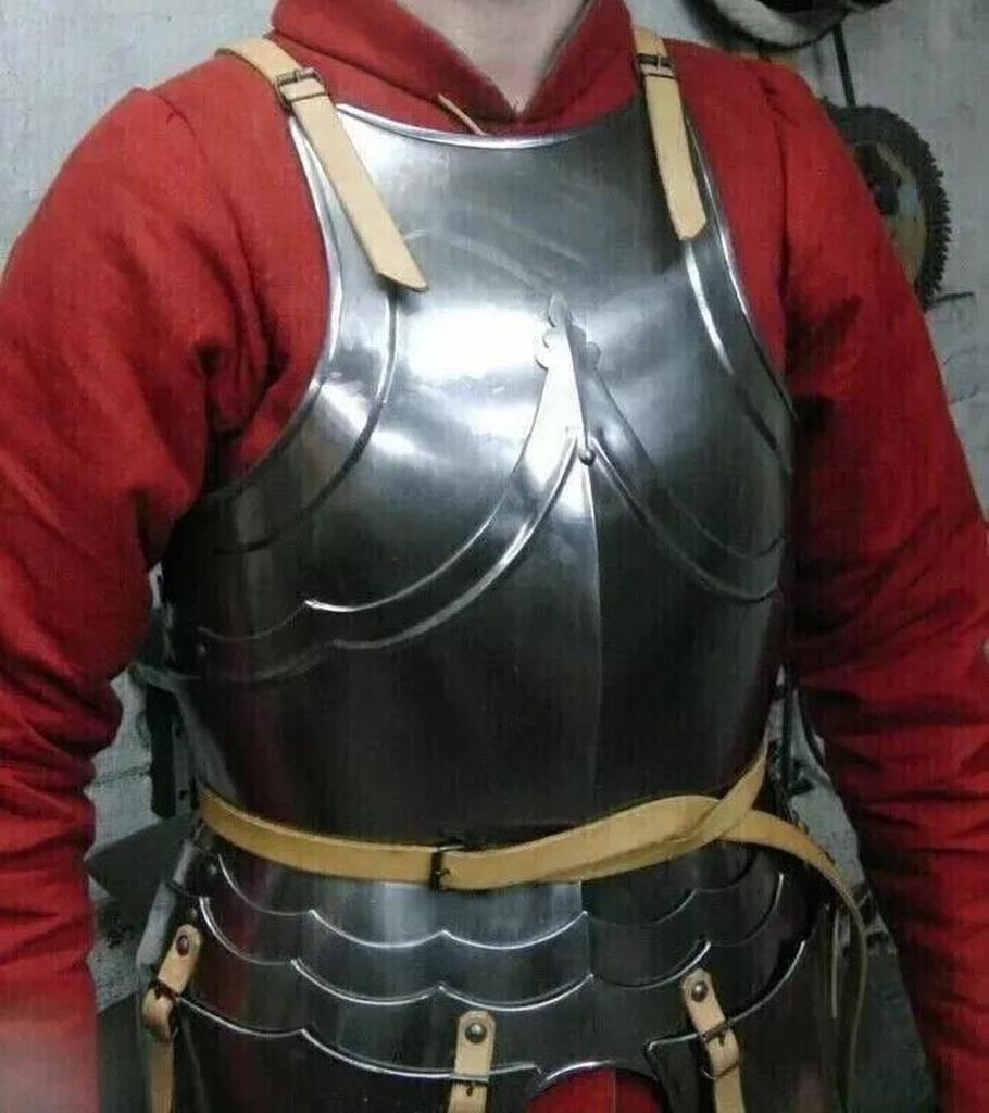 Medieval Cuirass Costume Breastplate for Cosplay LARP Renaissance Fair Knight Costume