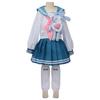 Dorothy Cosplay Costume Set Jk Uniform Anime Game Character Cos Outfit Cute Rabbit Heart-print Shirt And Pleated Skirt Suit