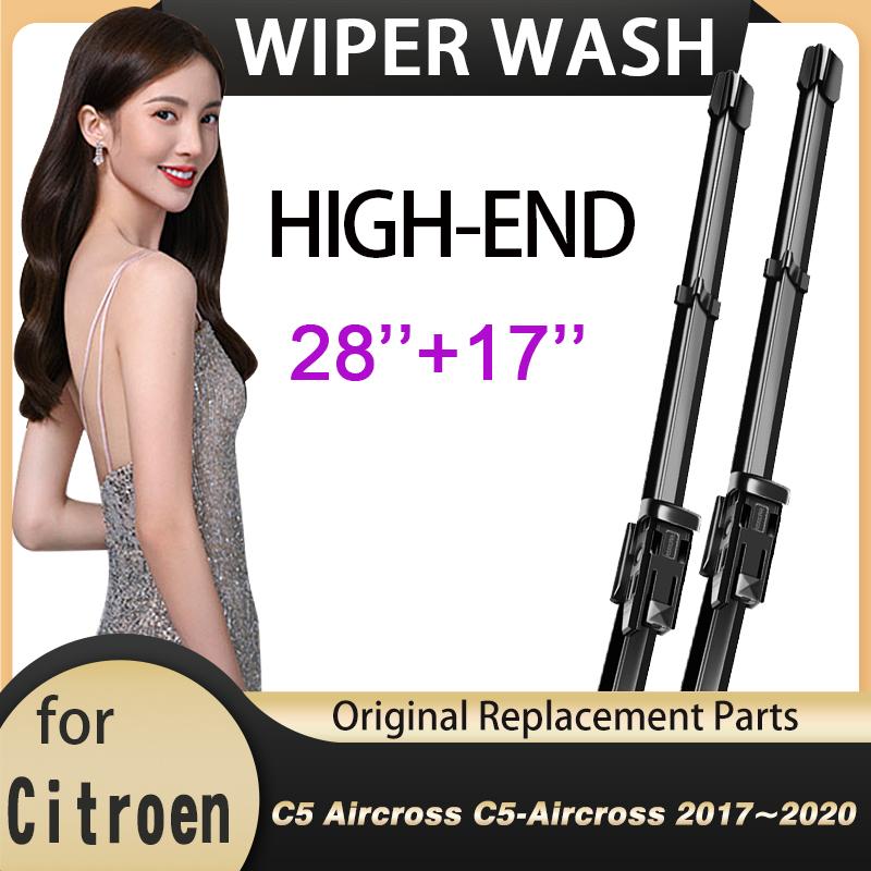 for Citroen C5 Aircross C5-Aircross 2017~ 2018  Car Wiper Blades Front Windscreen Windshield Wipers Car Accessories