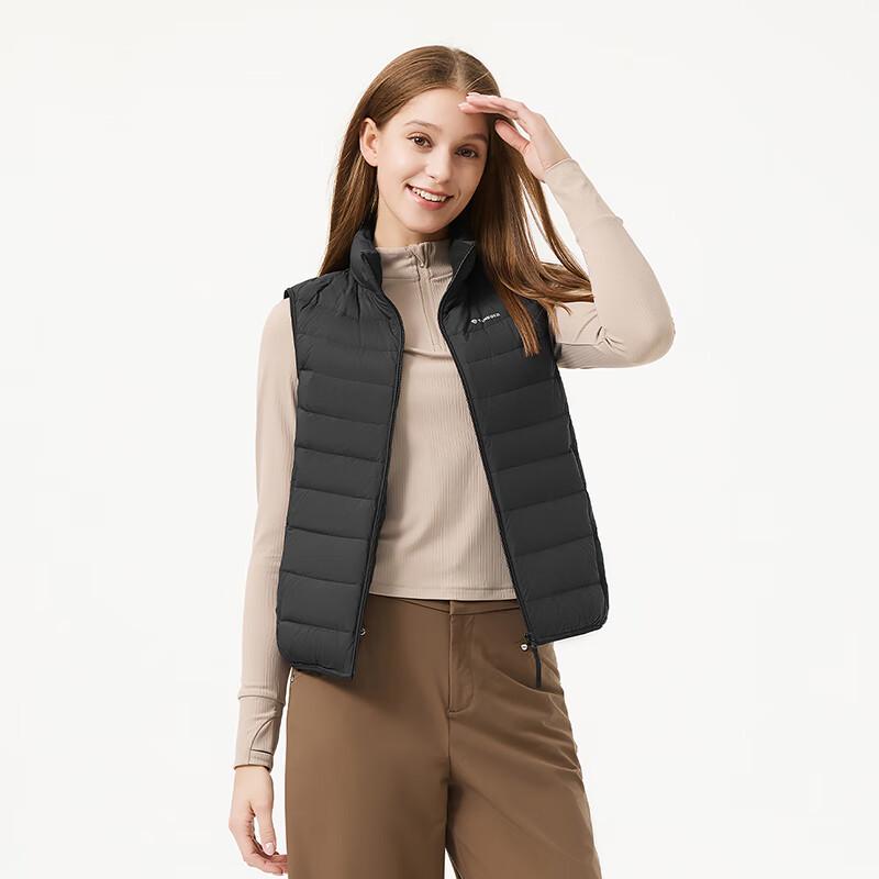 Tamboer Women's Lightweight Stand-Collar Down Vest