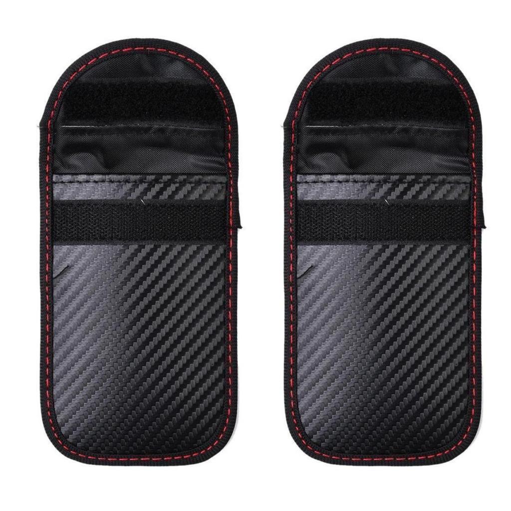 Husă Faraday cu blocare semnal pentru cheie auto, telefon mobil, chei auto, telecomandă, sac de protecție, husă de protecție împotriva radiațiilor și ecranare semnal