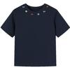 TonLion Damen T-Shirt mit Stickerei, kurzärmelig