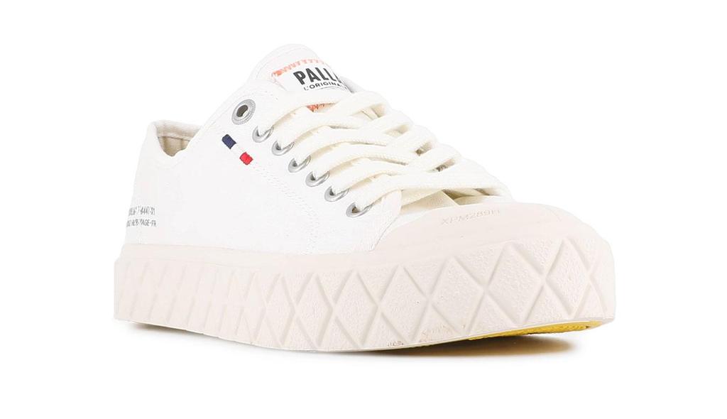 Palladium Palla Ace Canvas Organic Trainers White