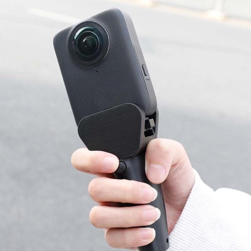 Ergonomic Camera Handle Mount For 360 Panoramic Devices Toolless Snap On Design Comfortable Grip For Long Shoots