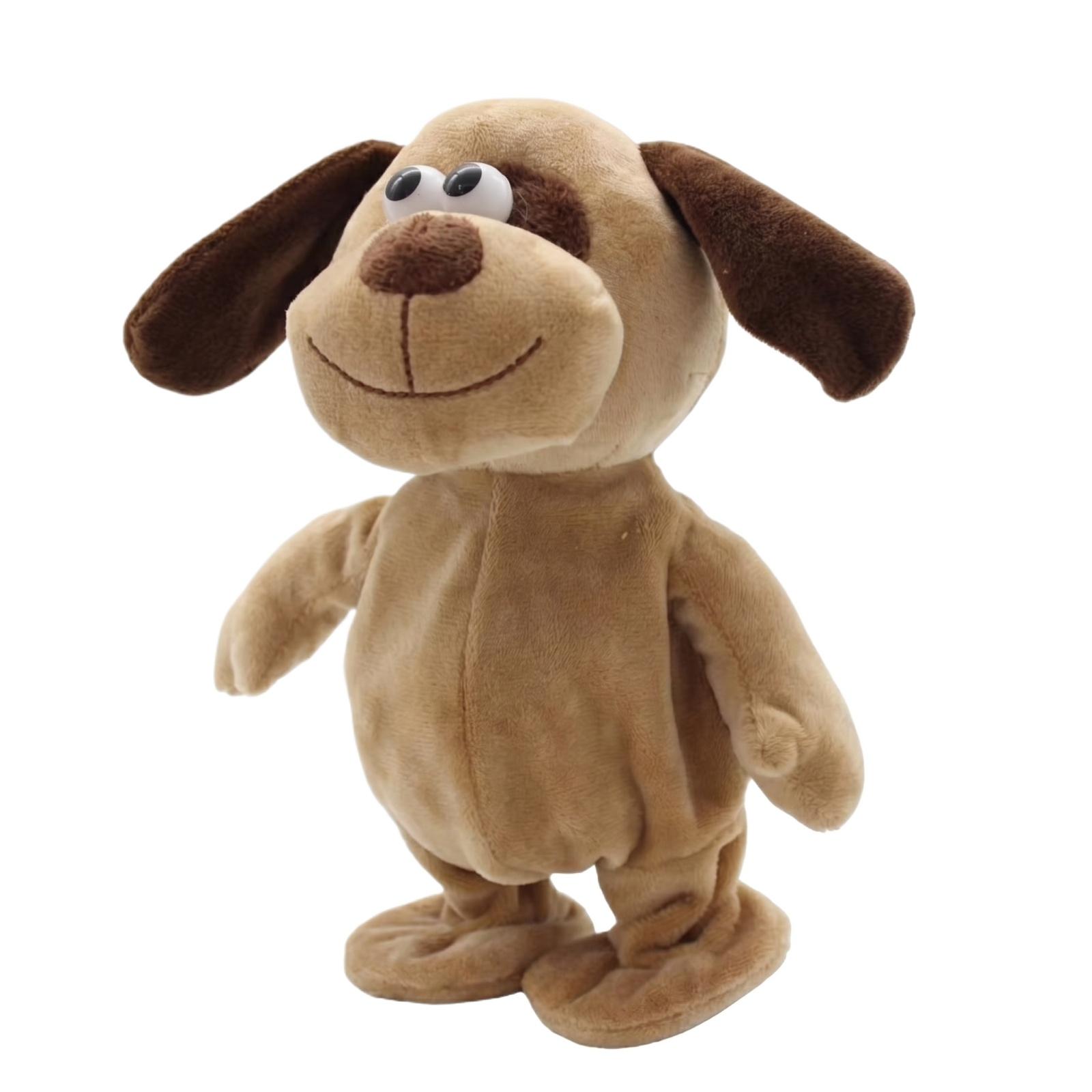 Interactive Walking and Talking Animal Plush Toy Soft Stuffed Doll with Lifelike Movements for Kids and Toddlers Gift