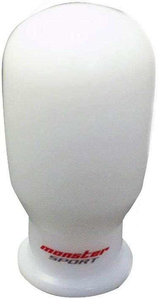 MONSTER SPORT 831146-0000M Monster Shift Knob B Type (Stick Type) White M12xP1.25 Toyota/Subaru/Suzuki