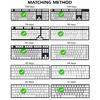 PBT Mechanical Keyboard Keycaps 131Keys Keycaps Candy Bear Theme Colorful MOA Height Heat Sublimated Set