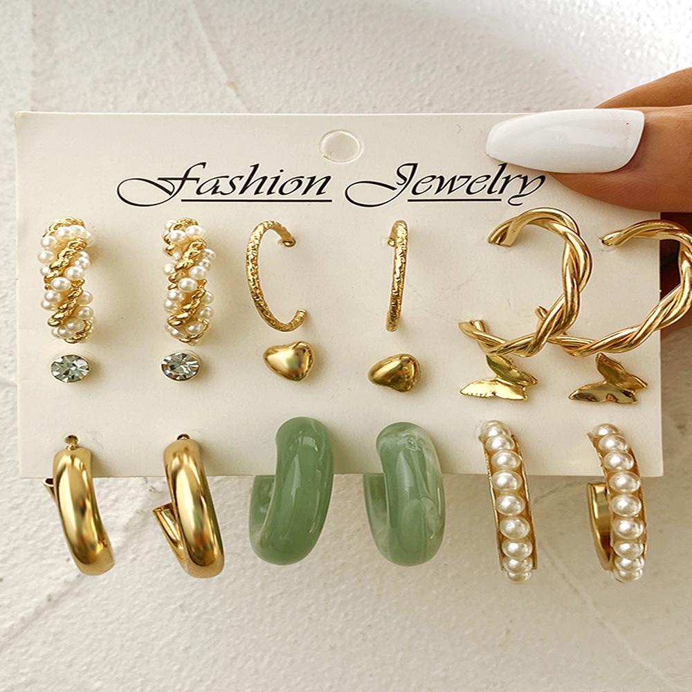 Creative Fashion Women's Butterfly Tai Chi Acrylic Earrings Series