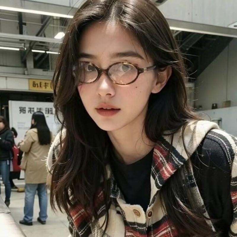 Leopard Oval Frame Glasses for Women, Sweet and Cool, Anti Blue Light Glasses