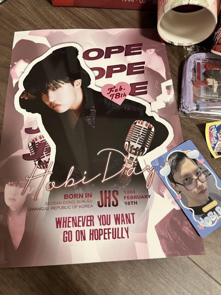 [USED] Limited Edition!! J-HOPE Hobby Birthday Bonus Jung Hoseok