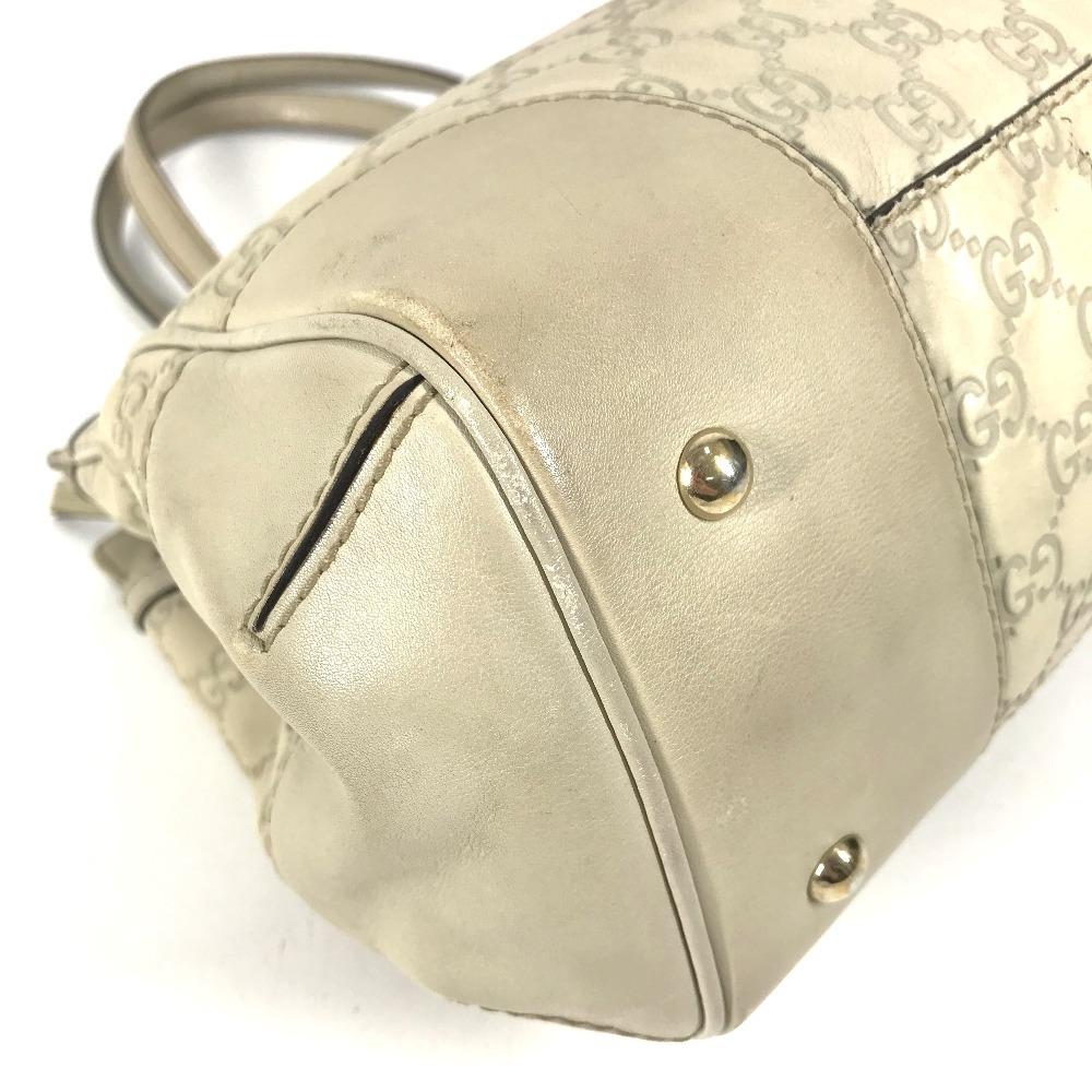 Gucci 257063 GG Logo Guccissima Tote Bag Shoulder Bag Hand Bag Sima Leather