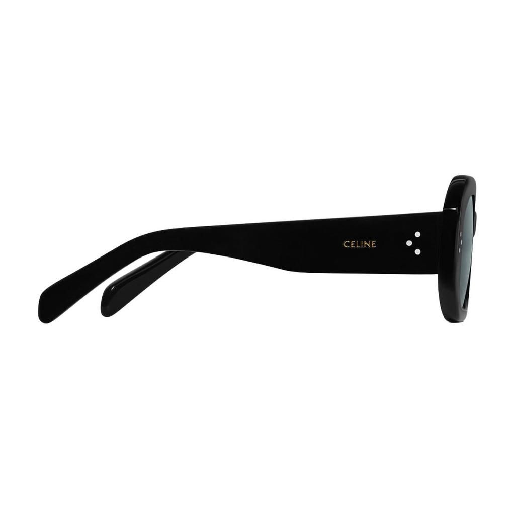 Celine Square S255 UV Protection Irregular Frame Sunglasses Women Sunglasses Black CL40255I-01A