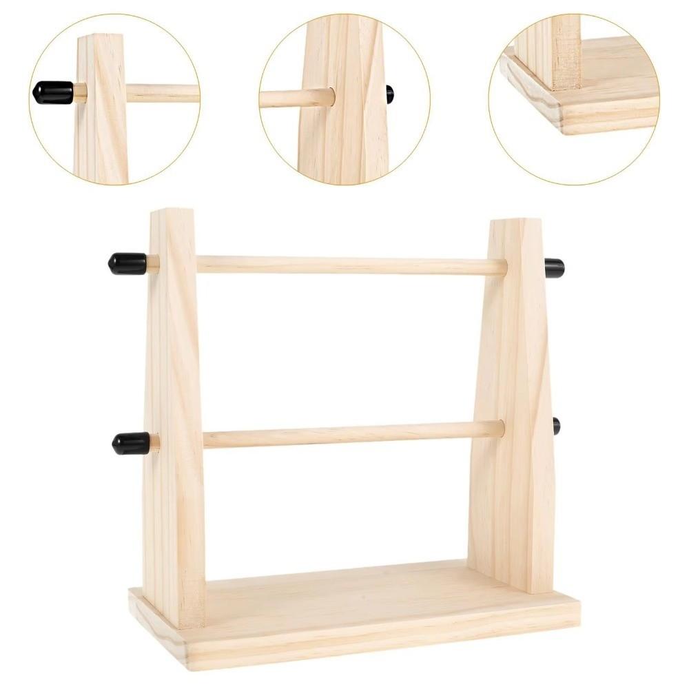 Vertical Rotating Wool Storage Rack Manual Yarn Spool Organizer Yarn Winder Thread Holder  Sewing
