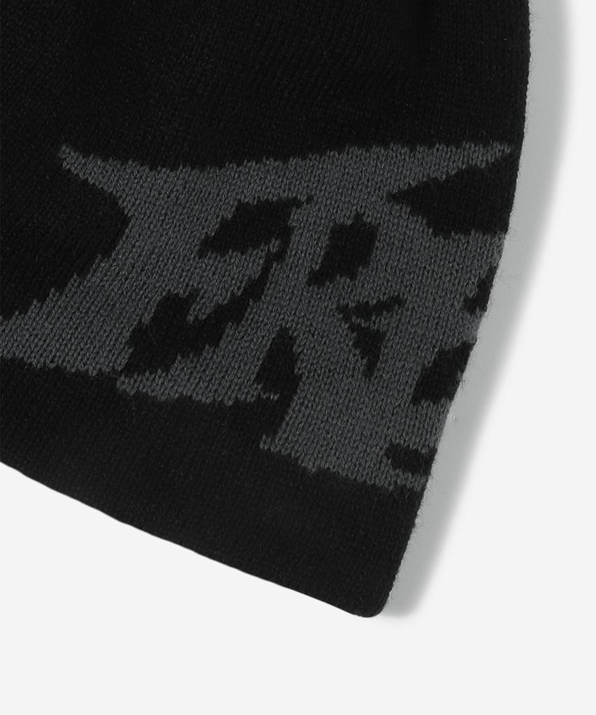 NODE LABS Dev:8 Freak Knit Beanie_Black