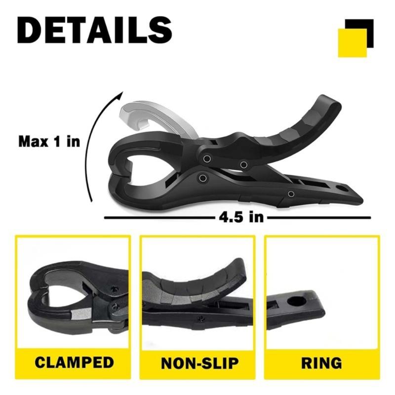 Portable Fish Control Clamps Fishing Pliers Nonslip Handle Plastic Fishing Pliers Fishes Lip Gripper Control Tool