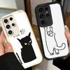 Phone Case for Samsung Galaxy S26 S25 Ultra S24 FE Cat Footprint Funny Scratch Paw Cute Shell S23 Plus S22 + S21 S20 5G Soft Sil