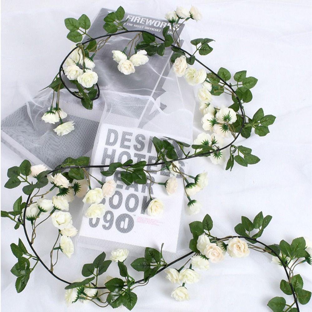 

Autumn Garden Arch Home Decor Leaf Room Decoration Artificial Flowers Flowers Vine Rose Fake Plant