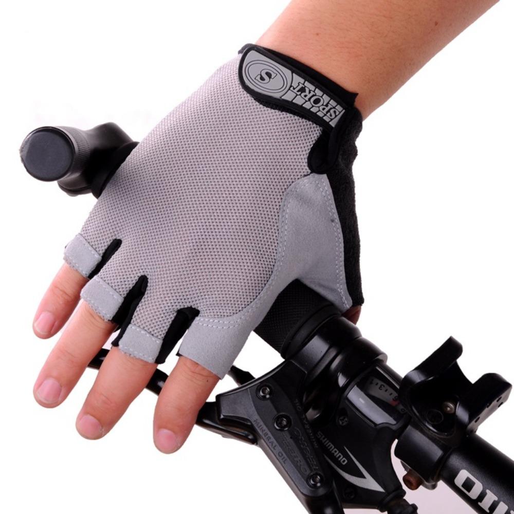 Outdoor Sports Cycling Gloves Half Finger Thin Non-slip Wear-resistant Breathable Mountain Bike Sports Half Finger Gloves