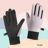 "Kids' Warm Non-Slip Waterproof Gloves with Velvet Lining for Bike Riding"