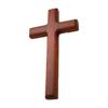Natural Ash Wood Cross Redwood Color Christian Wood Cross Gift Jesus Wall Hanging