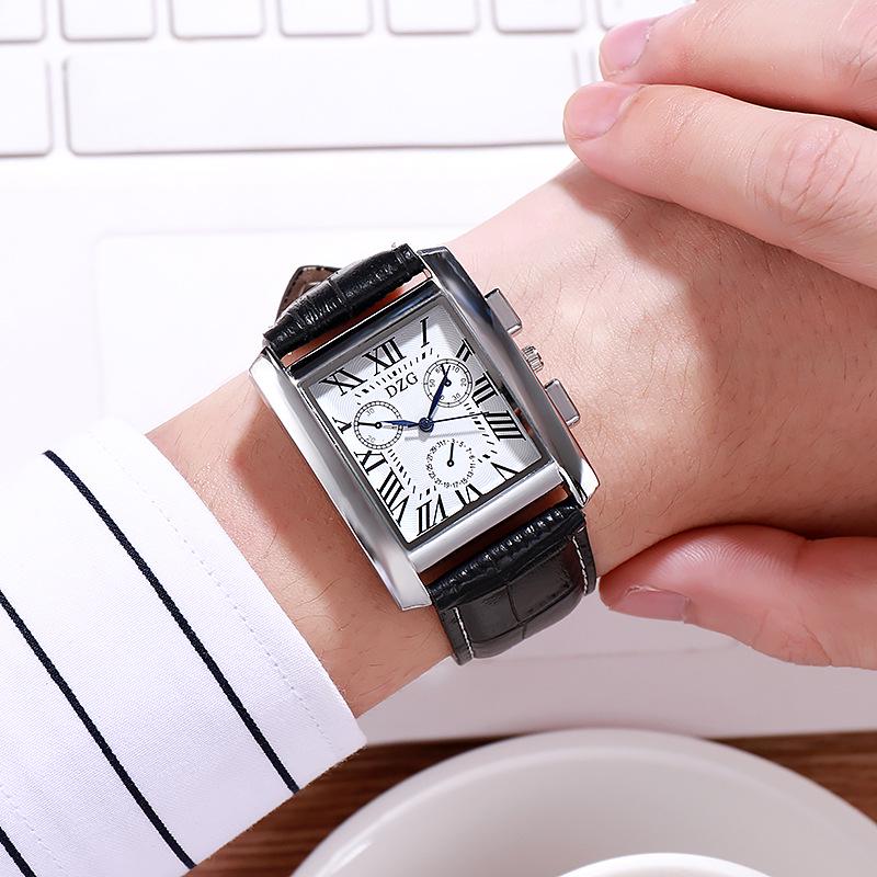 Casual Fashion Trend Business Men s Sports Personality Three Eyes Six Needles Scale Cool Watch